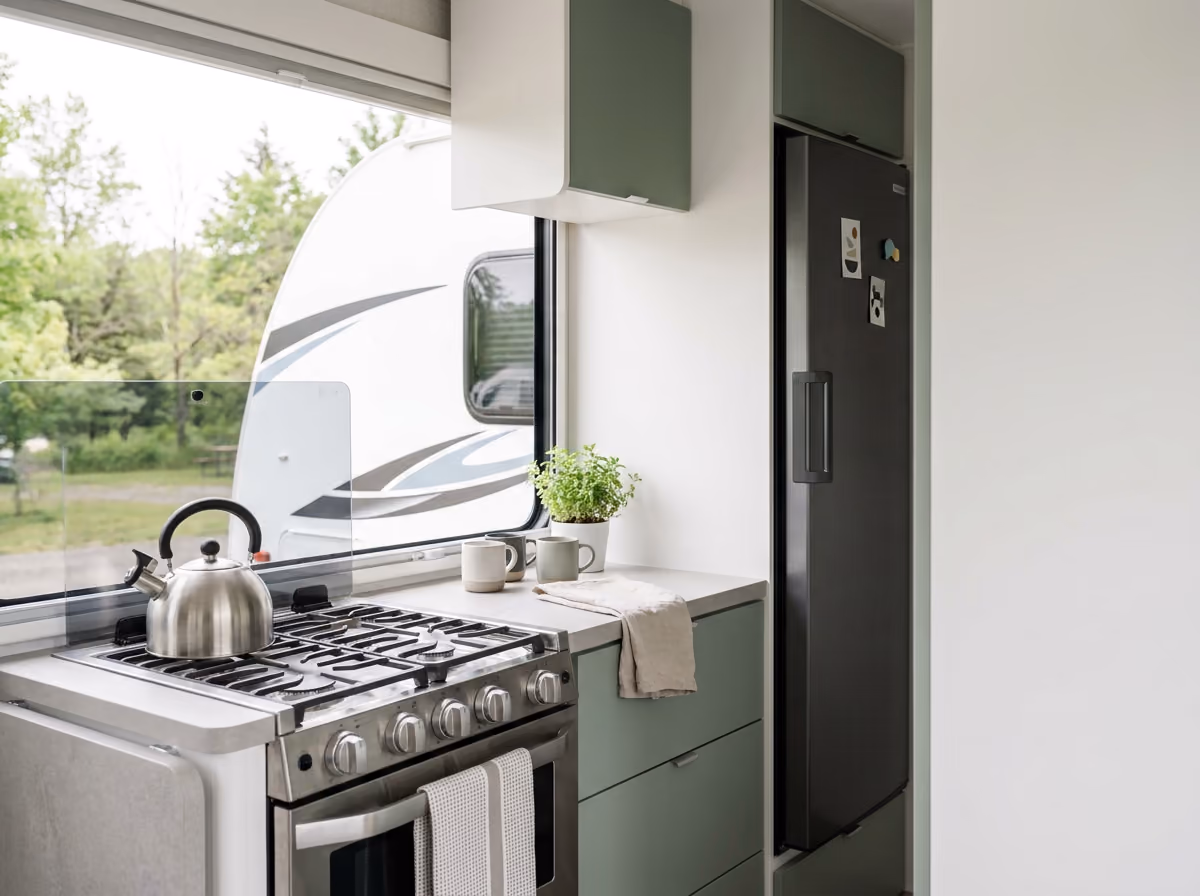 Appliances on a recreational vehicle