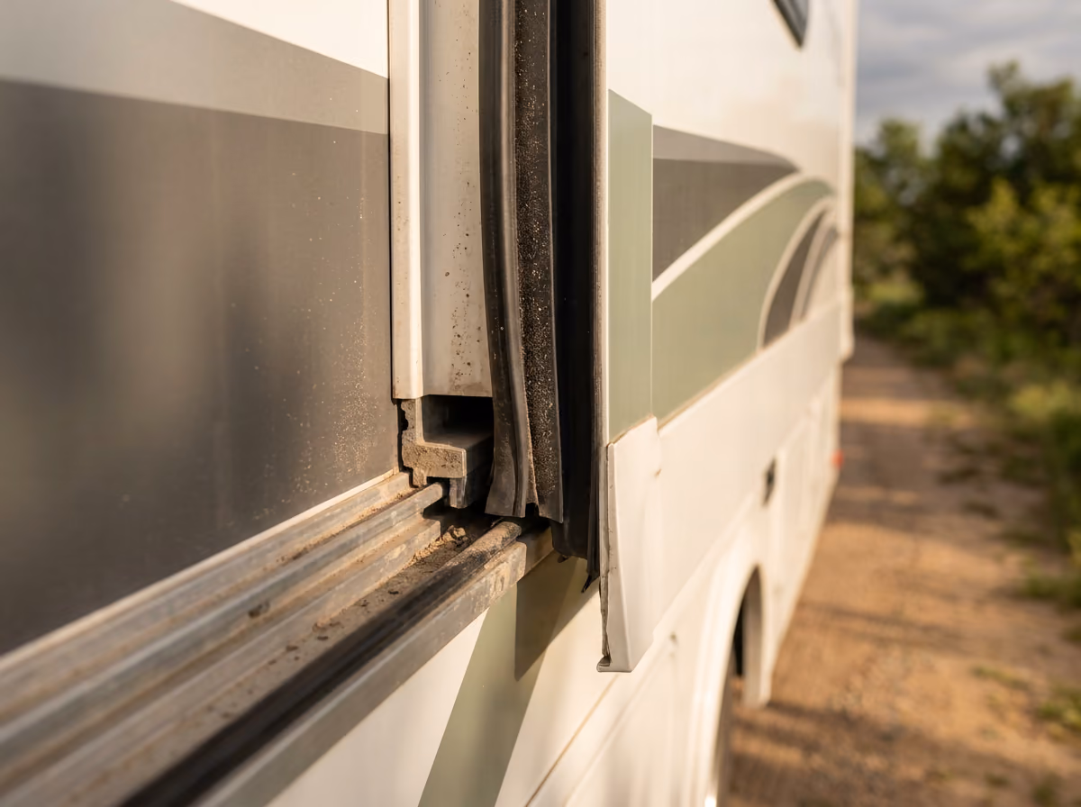 Chassis and exterior on a recreational vehicle